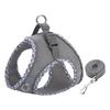 Small Medium Pet Dog Harness for Outdoor Use Set Dog Vest Strap Adjustable Breathable Harness for Dogs Puppy and Cats