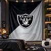 Wandbehang Tapisserie Las Vegas Raiders Drucktuch für Wohnzimmer Schlafzimmer Heimdekoration