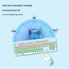 Fude EK8870 Retro Wireless Keyboard Mouse Set