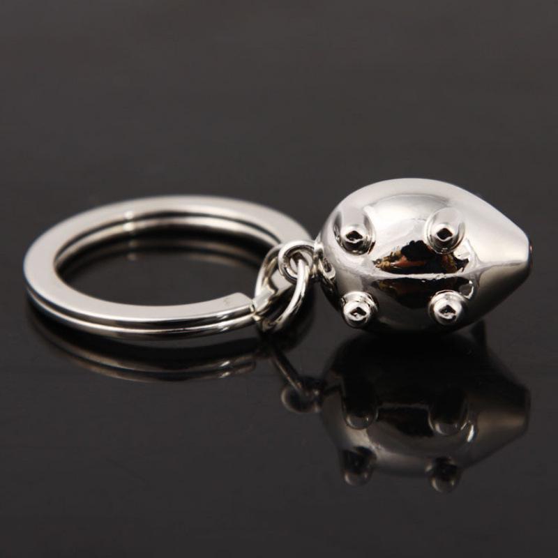 Personalized Boutique Mini Pig Keychain: Creative Small Gift & Engravable