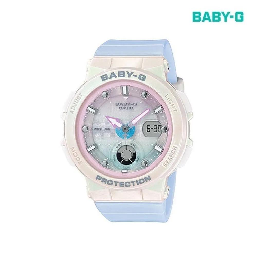 BGA-250-7A3DR Beach Traveler Series Digital Waterproof Watch