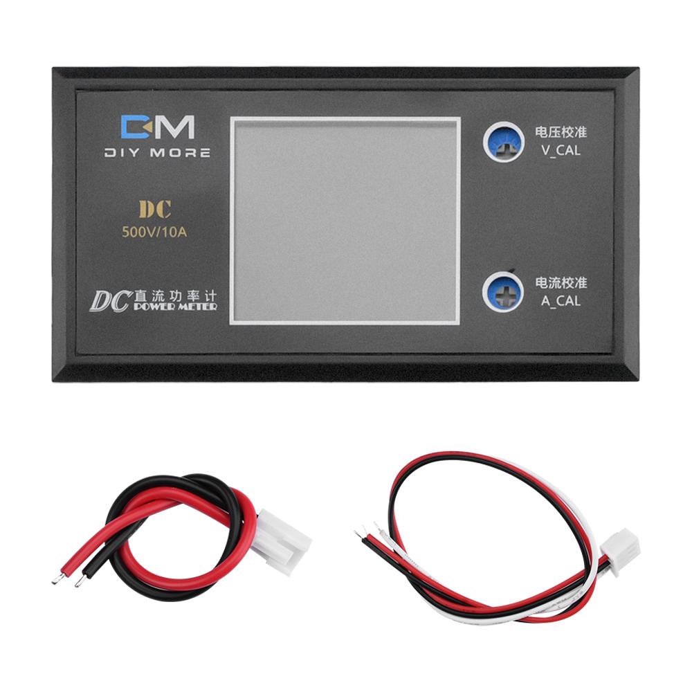 DC 0-100V 500V10A Digital Voltmeter Ammeter Wattmeter Power Current Voltage Meter 0-999W High Power Volt Detector Tester