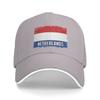 Vintage Netherlands Flag Heritage Dutch Roots Sun Baseball Cap Fashion Trucker Hat For Women Unisex Hiking Fishing Snapback Cap