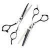 6.0" Little Dragon Handle Napsun Hairdressing Scissors - Barber, Straight, Bangs, Serrated, Thinning.