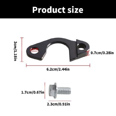 Modification Accessories Oil Tube Girdle Brace Support Billet Bracket Hold Down with Bolts for Engines
