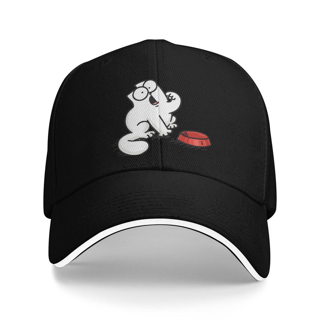 Simons Cat Casual Baseball Cap Summer Trucker Hat Sun Outdoor Sports Hip Hop Hats Couple Women y2k Funny Baseball Caps