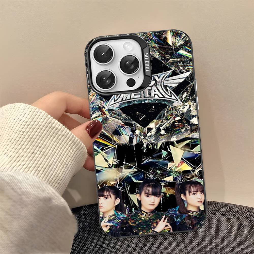 

Японская группа B-BABYMETAL Чехол для телефона For IPhone 17 Air 16 15 14 13 12 11 Pro Max Цветная Жесткая Крышка iPhone 14