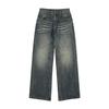 Spring and Summer American Retro Nostalgic Straight Jeans Men and Women Loose Personality Trousers