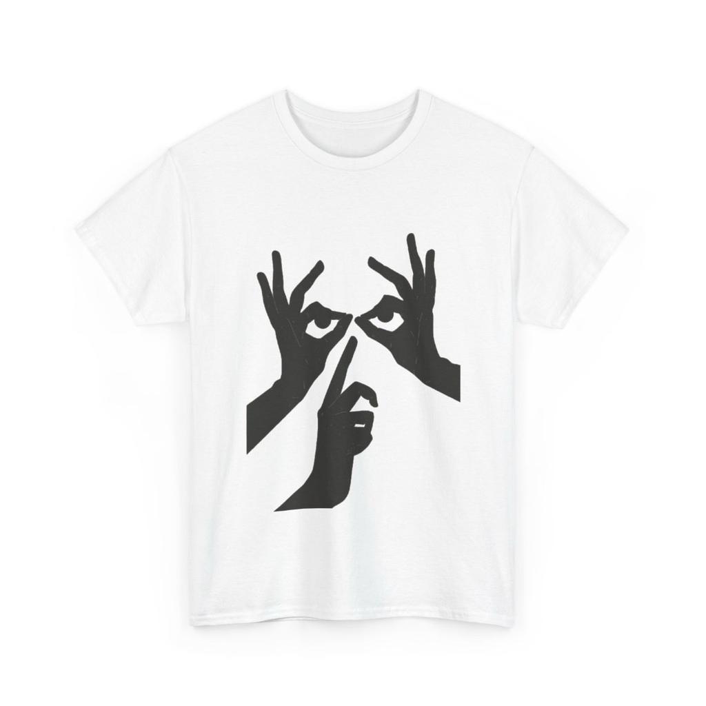 Hand Sign Graphic Unisex Heavy Cotton Tee