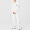MLB Cashew Flower Sweatshirts Unisex Ecru Crew Neck Moderate Regular 3AMTI0126-50CRS