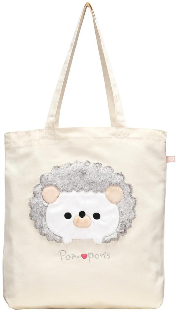 Skater Canvas Tote Bag Hedgehog Pompon's ZCTB1-A