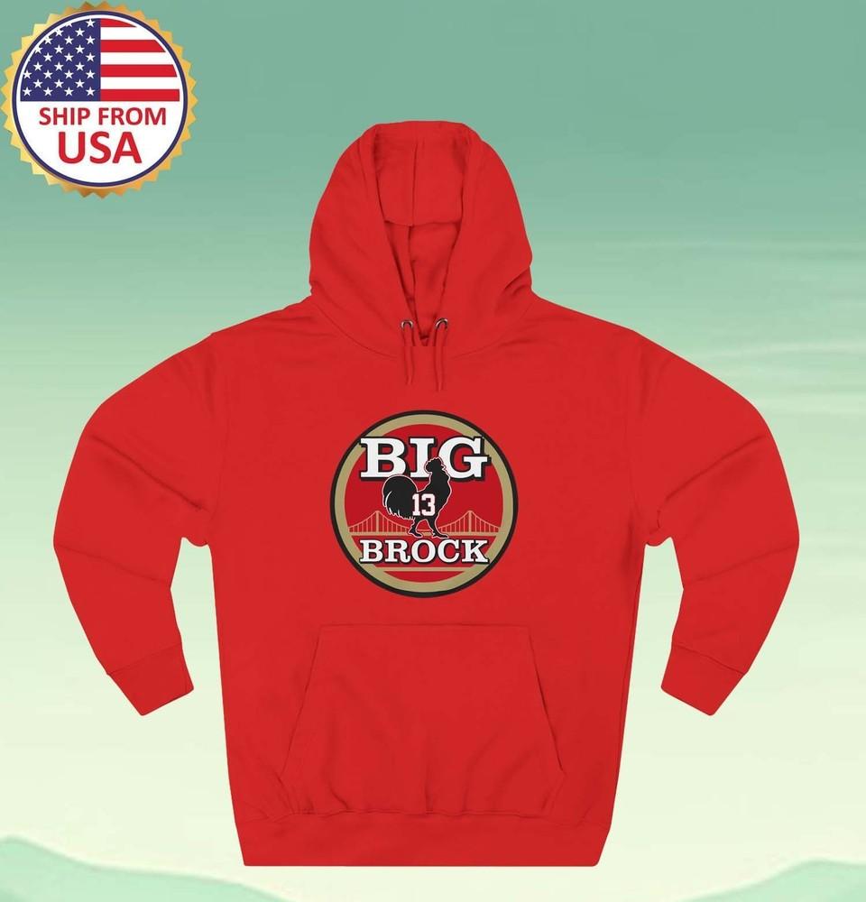 Big Cock Brock Men#039;s Red Size S to 3XL Unisex T-Shirt M