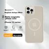 Case for Apple IPhone 13 Pro Max, Protective Cover with Wireless Charging, Ultra-Thin Shockproof Skin-Friendly Frosted Antique White