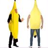 Child/Adult Unisex Funny Banana Costume Yellow Costume Light Halloween Fruit Fancy Party Holiday Dance Dress Costume Decorations