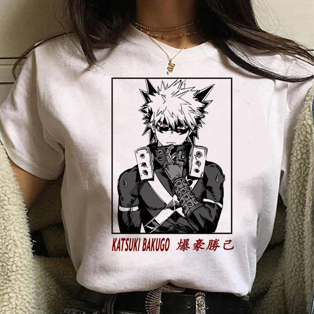 Bakugo Unisex T Shirt Women Funny Summer Comic Unisex T Shirt Female Harajuku Unisexga Streetwear Clothing