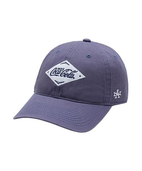 Amelikannideul Coca-Cola Square Mark Ballpark Cap - Stone Blue