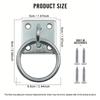 Horse Tack Fastener Square Wall Tiedown Loop Horse Mounting Tool For Mounting Parts Training Bridle Hitching Barn Ranch
