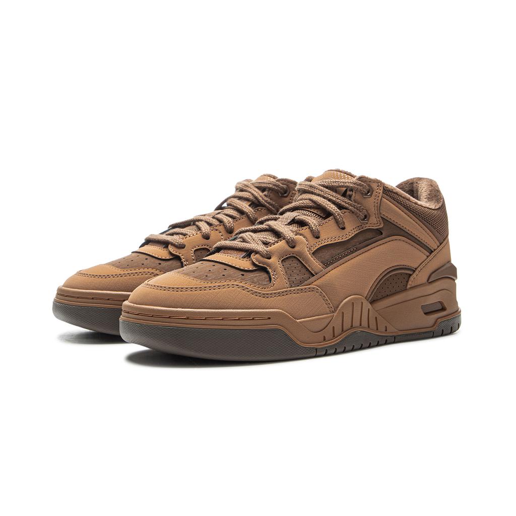 Li Ning Moon White 2MID Fleece Lined Thermal, Casual Versatile Vintage Platform Fashion Classic Trendy AGCV332-7