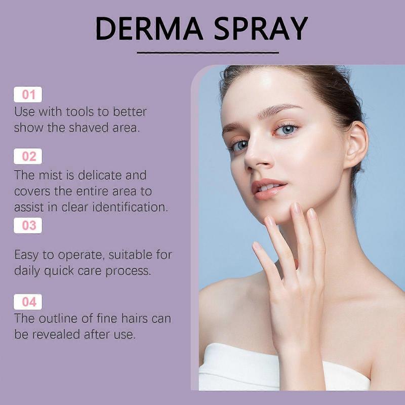 Facial Hair Identifier Spray for Face Shaving, Dermaplane Spray for Women Face, Hair Identifying Spray for Dermaplaning, Hair Removal Spray New