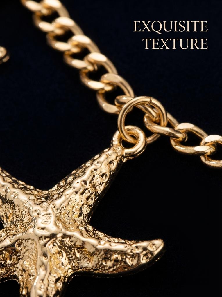 Metallic Summer Beach Starfish Shell Waist Chain Women Sexy Bikini Belly Body Chain Vacation Jewelry Accessories