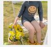 2023 New Quick-Drying Toddler Boys' Smiley Face Swimsuit - Size 2-3, One-Piece, Sun Protection & Cute Design