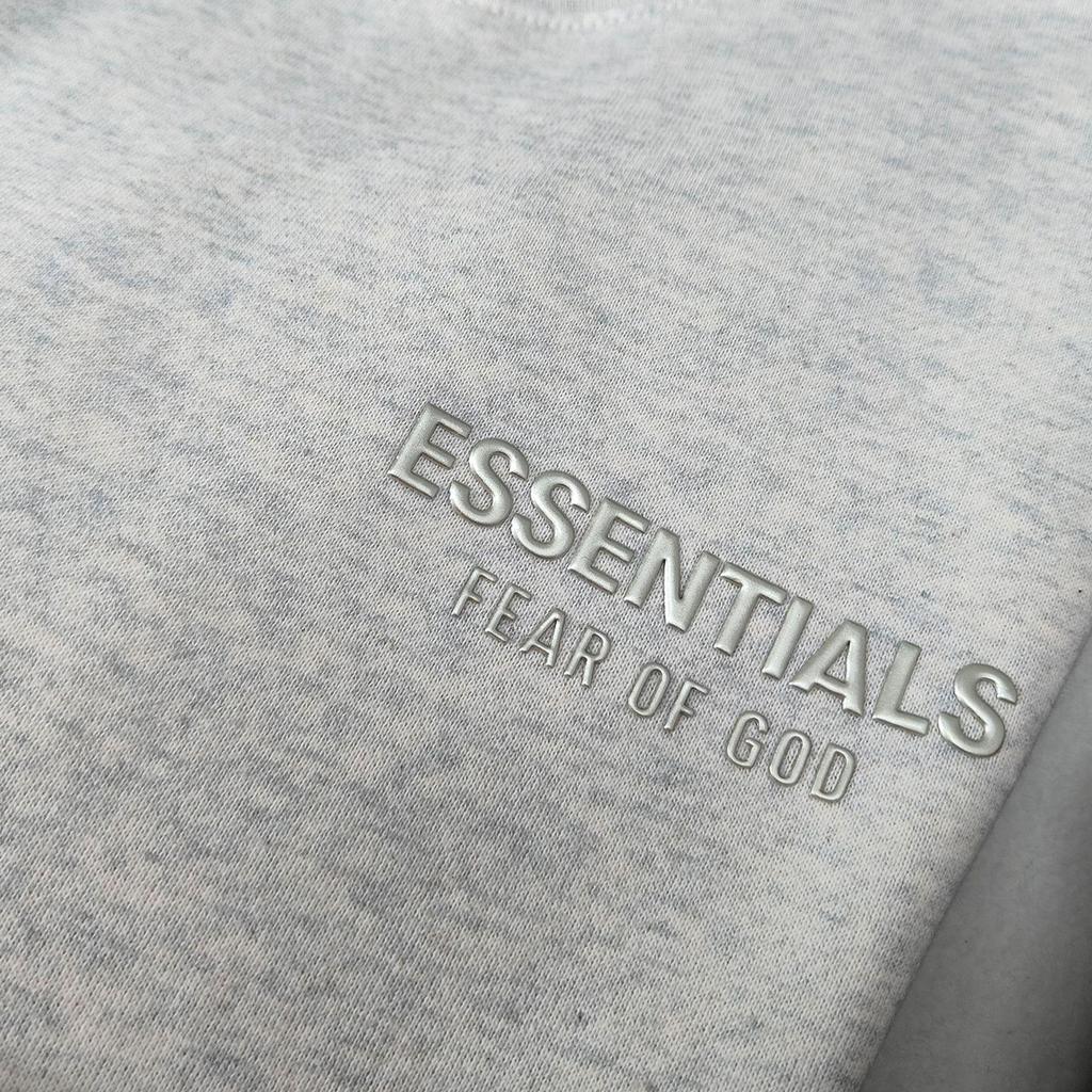 FOG Double-Stitched Metallic Textured Crewneck Sweatshirt - 25 Styles, Trendy Loose Fit for Youth