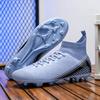 Durable Men Firm Ground Boots PU Fabric Upper TPU AG FG Long Studs Non-Slip Wear-Resistant Unisex Sports Footwear