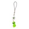 Miniature Alien Figure Keychain Glowing Resin Novelty Ornament for Bags And Keys Stylish Phone Accessory