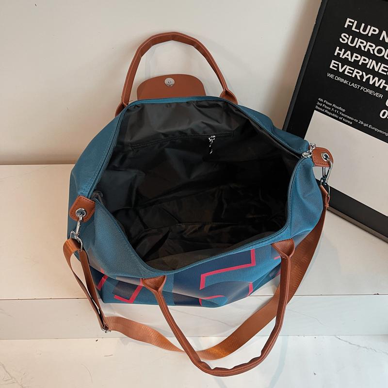 Reisetasche mit großer Kapazität für kurze Strecken, Damen-Sporttasche, Pendler-Tragetasche mit Buchstabenaufdruck