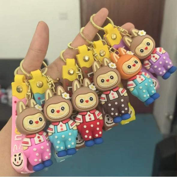 1PC Sheep Keychain Pendant Couple Car Bag Key Ring Pendant
