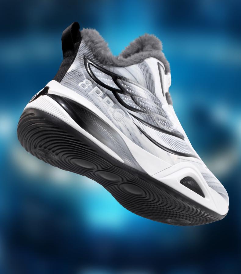 Jungen Winter 2025 Baumwoll-Basketballschuhe - Verdickt, Rutschfest, Samtgefüttert