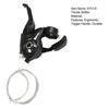 EF51-8 Thumb Shifter Trigger Handle 3x8 Speed Aluminum Alloy Ergonomic Speed Shifter for Mountain Bike