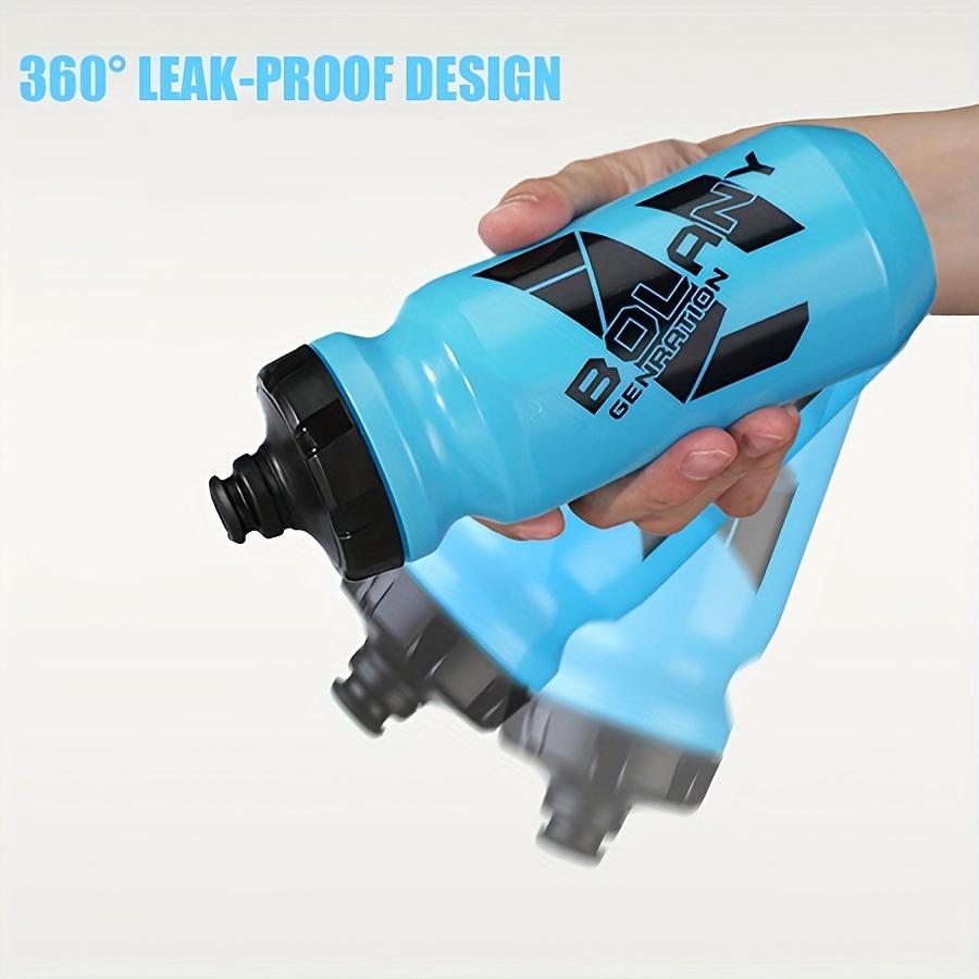 Bicycle Bottle Set Waterproof Anti Slip Toughness Lightweigt Bottle Holder BPA-Free 610ml Squeeze Leakproof Water Bottle