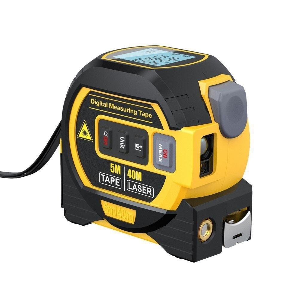 LED Display Laser Tape Measure 3 in 1 Laser Rangefinder Building Construction