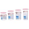 Leakproof Plastic Containers Multipurpose Transparent Kitchen Storage Solution Canister For Cereal Baking Supplies