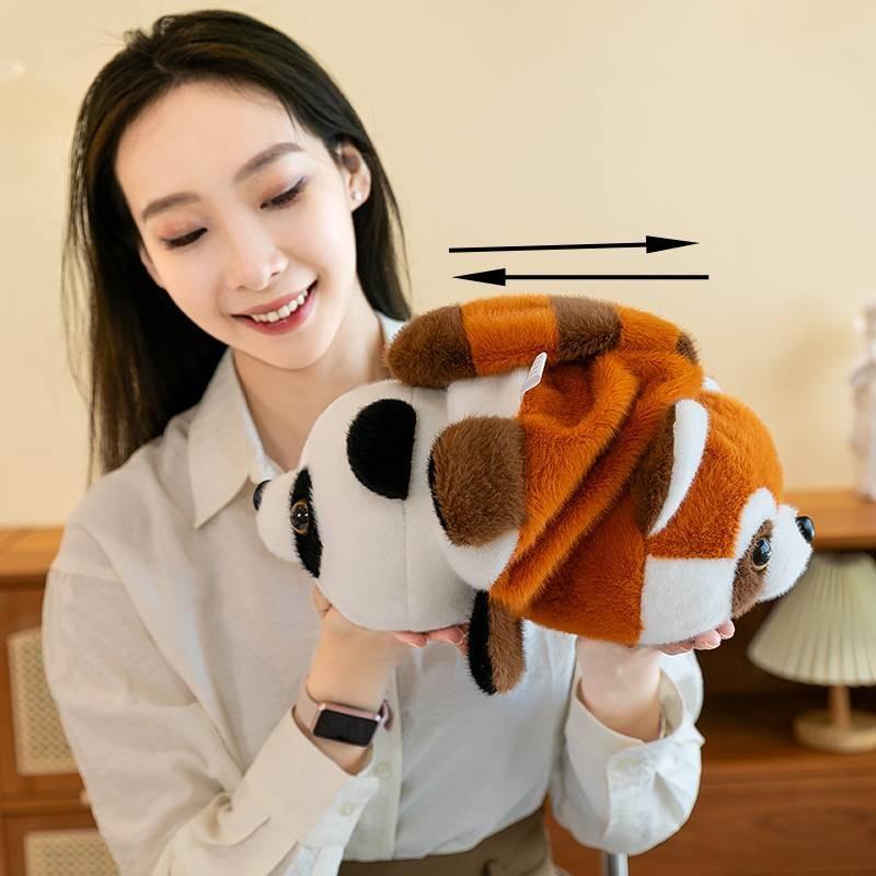 Flip Panda Plush Toy With Custom Design In Cute Animal Style For Kids Playtime Fun