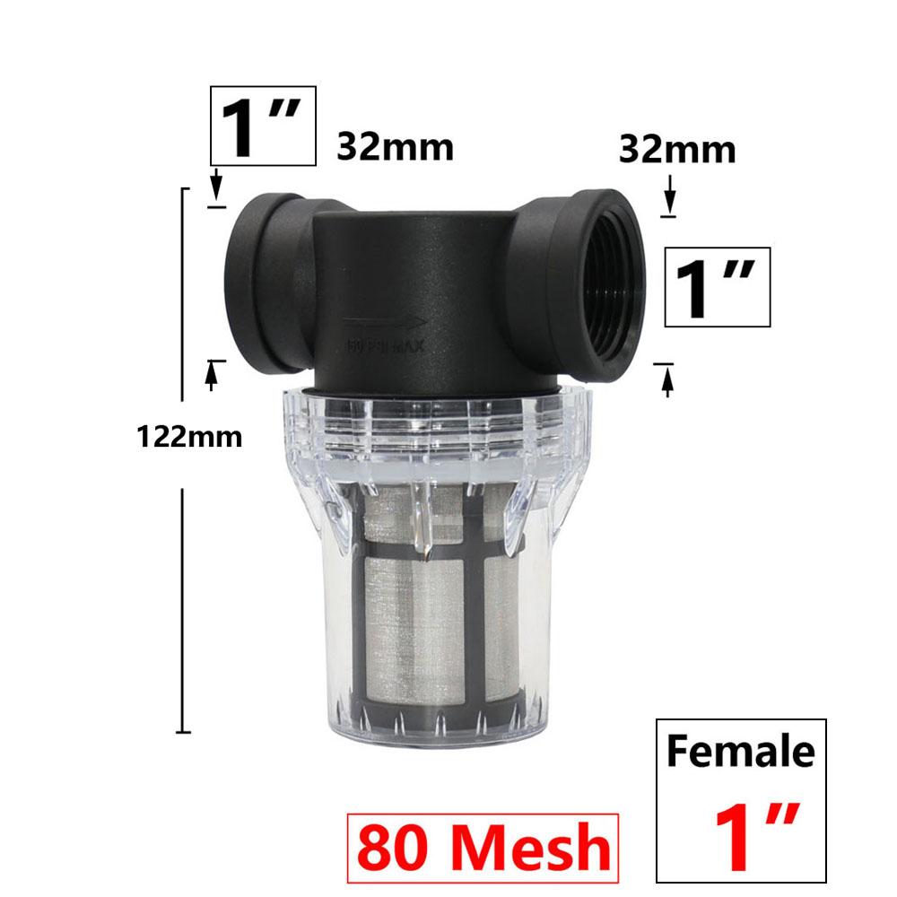 1/2 3/4 1 Inch Watering Filter For IBC Tank Tap Adapter S60 Ton Barrel Joint Garden Irrigation Aquarium Pump Water Gun Strainer