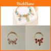 Braccialetti in Acciaio Religiosi con Croce e Motivi Floreali Gioielli da Donna per Regalo