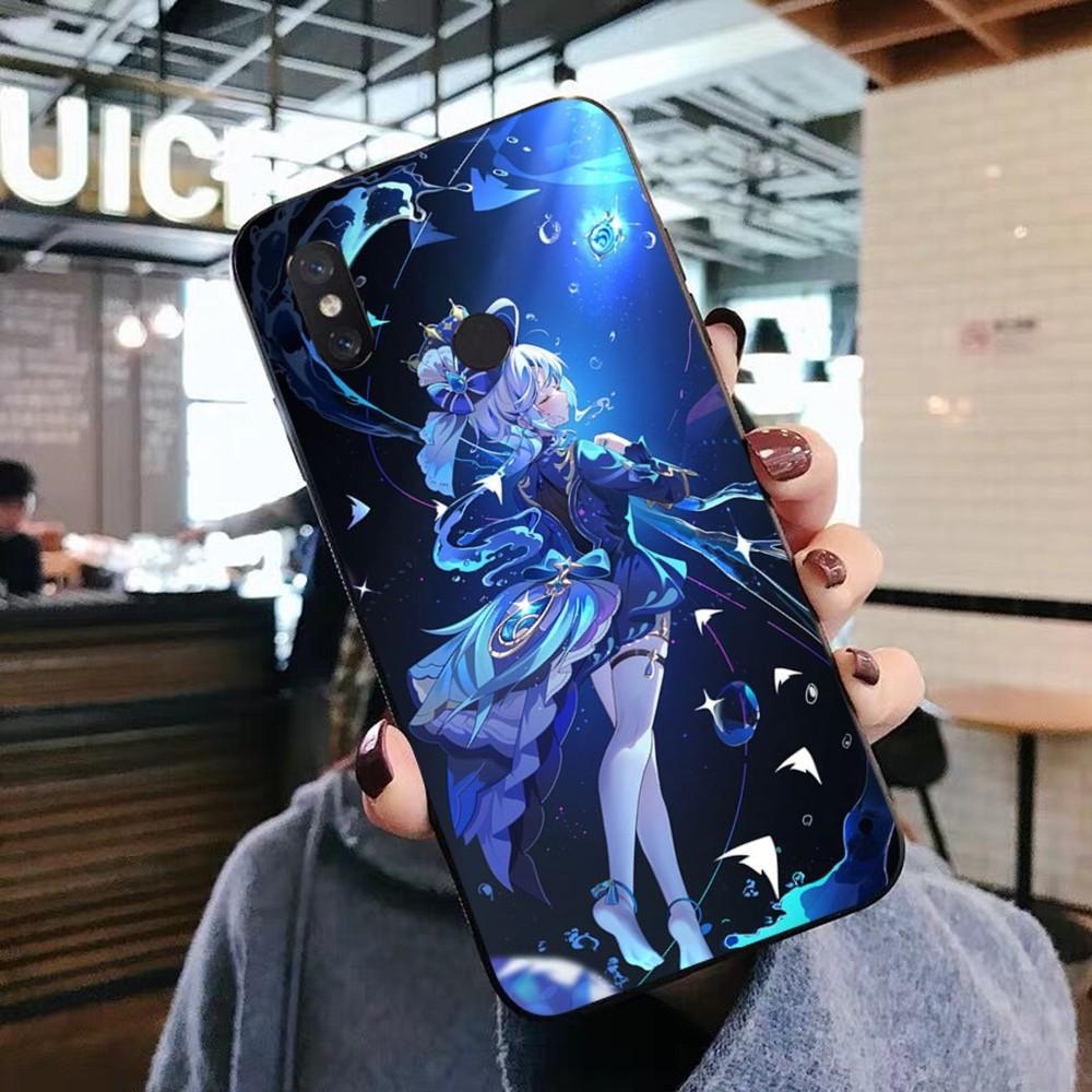 Genshin Impact Anime Phone Case For Xiaomi Mi 5X 8 9 10 11 12 Lite Pro 10T PocoX3pro PocoM3 Note 10 Pro Lite