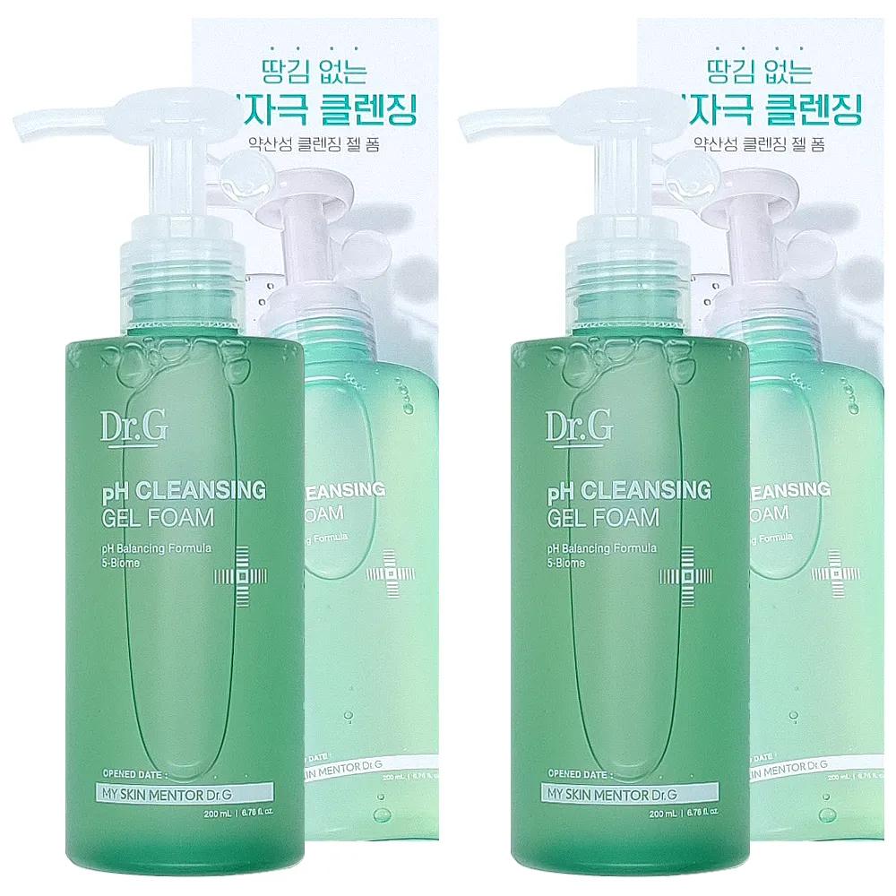 Dr.G Mild Acidic Cleansing Gel Foam 200ml 1+1 Mild Acidic Foam Cleansing Bubble Cleanser