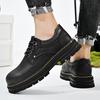 Trendy nuove scarpe casual da uomo per il tempo libero all'aperto versatili Gioventù adulto scarpe casual da uomo Scarpe da esterno in pelle Scarpe da passeggio Minimalismo