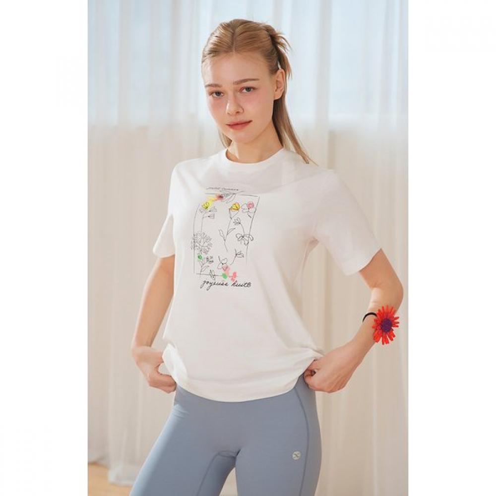 HuiT Sorona Graphic T shirT hTwTs6j11T BK/S