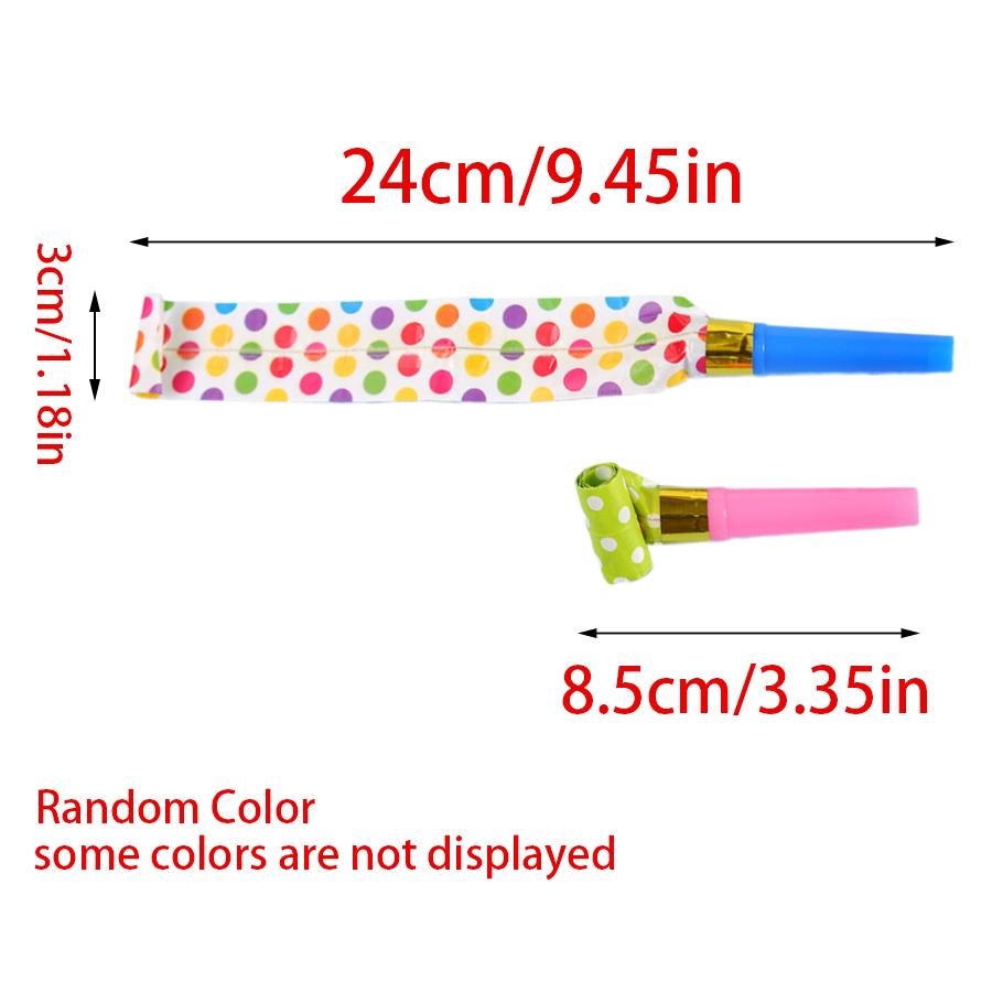25/50/100pcs Party Blower Cheer Generator Atmosphere Whistle Supplies Party Decor Festival Birthday Celebration Props XJM