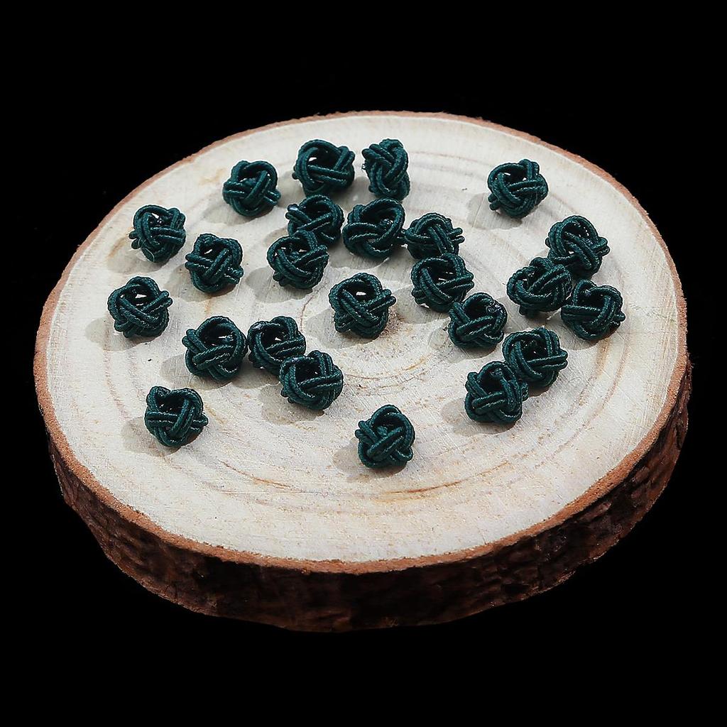 10st färgglada distansknut gör-det-själv-halsband armband rep distanshållare Flätad spole Rep Kedjeände Spänne Smycketillbehör Hitta