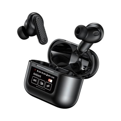 Kabellose Bluetooth 5.4-Ohrhörer LCD-Touchscreen-Kopfhörer Headsets mit Geräuschunterdrückung HiFi-Stereo-Ohrhörer Lange Akkulaufzeit