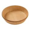 High-Temp Resistant Oil-Absorbing Air Fryer Paper Liners - Food Grade, Round, Ideal for Baking & BBQ