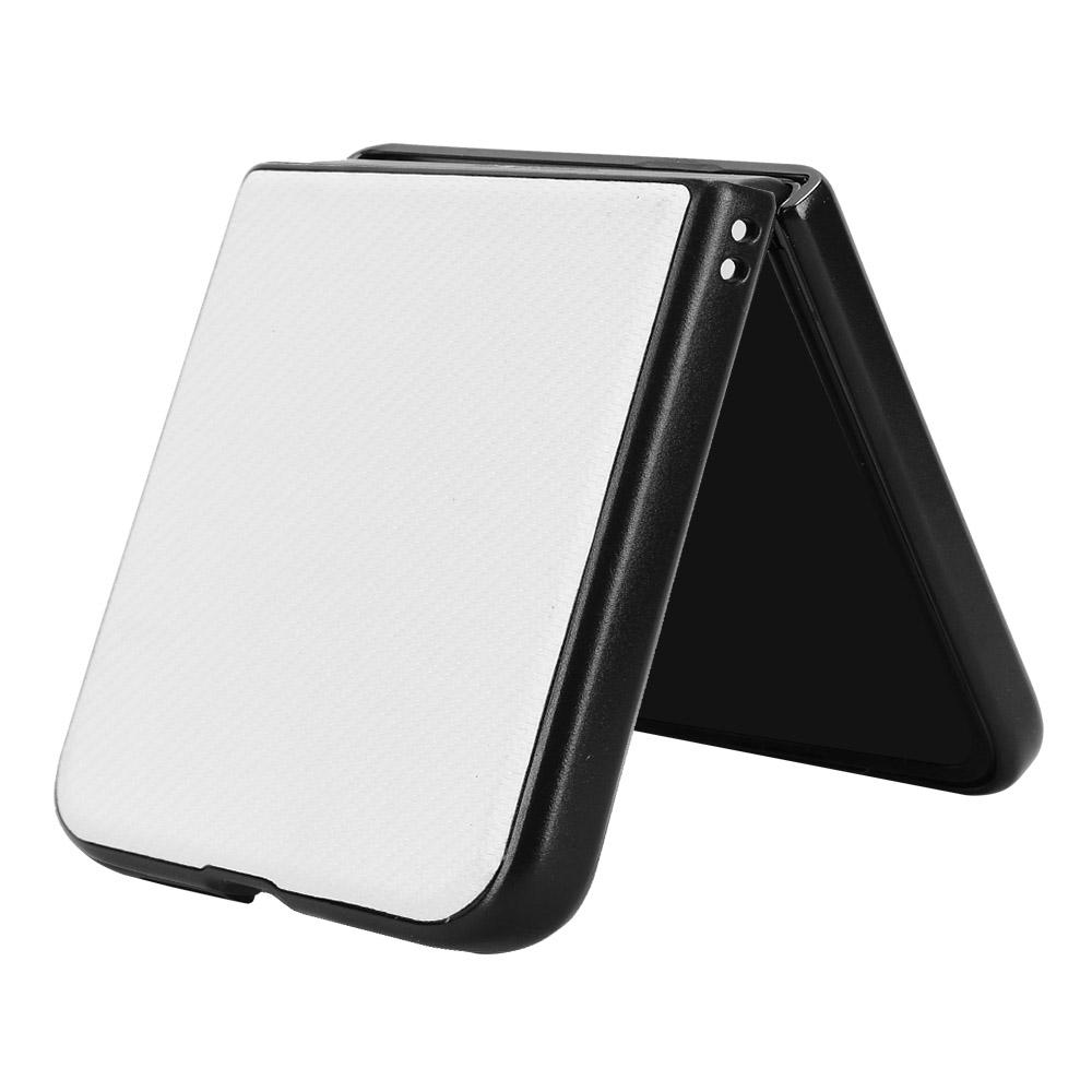 For Xiaomi Mix Flip 5G Case Carbon Fiber Texture Shockproof PU+PC Phone Cover