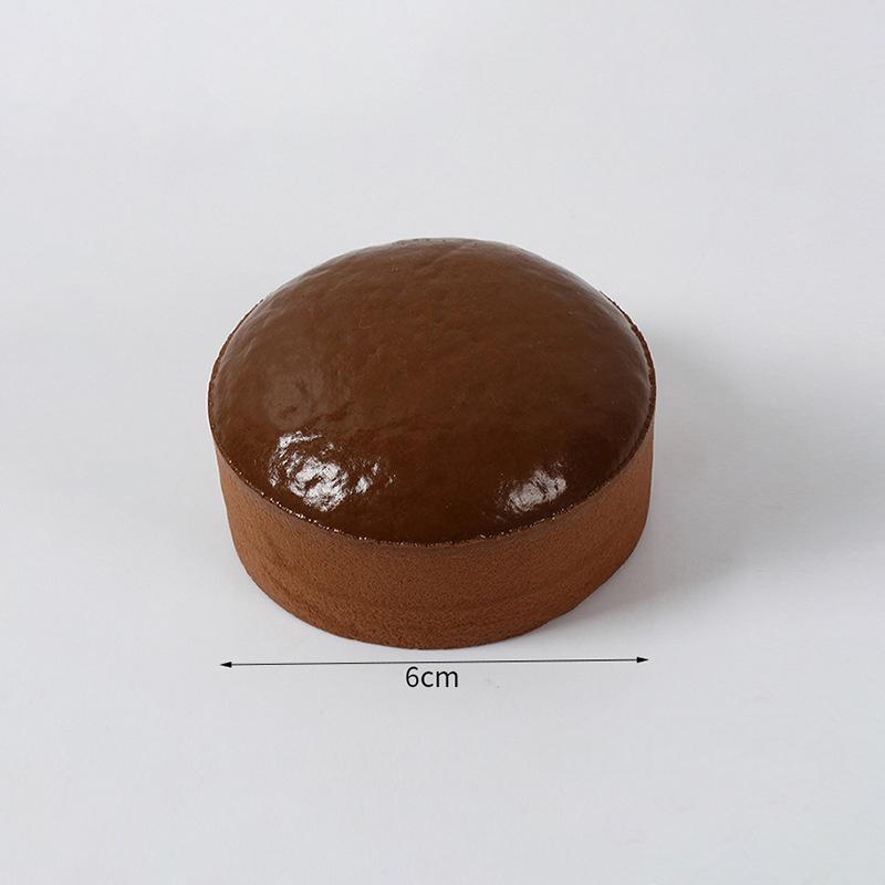 1Pcs Round Cake Toy Colorful Pudding Shaped Squeeze Stress Relief Toys Soft Slow Rising Fidget Toy For Kids Party Decor Gift