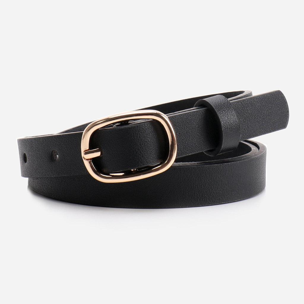 Womens Oval Pin Buckle Belt In Multi Colors For Jeans And Dresses