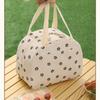 Isolierte Lunchtasche Große Kapazität Handtasche Cord-Isolierte Lunchtasche Wiederverwendbare Brotdose für Arbeit Picknick Reisen Wandern Schule